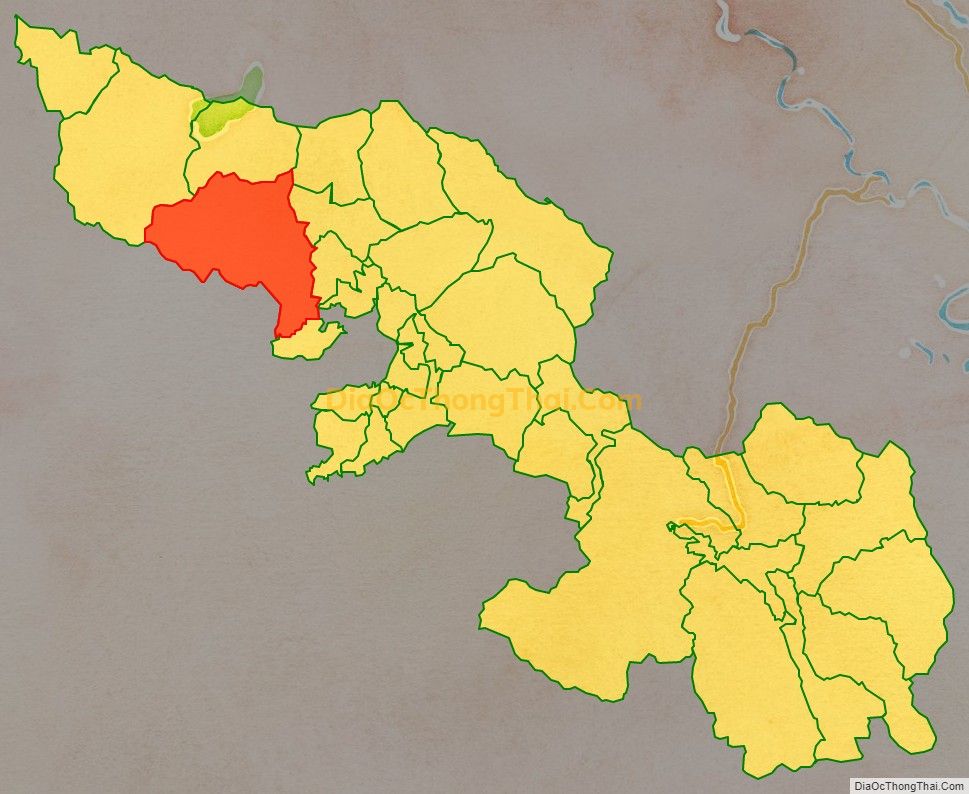 Bản đồ vị trí và địa giới hành chính Xã Nậm Lành, huyện Văn Chấn