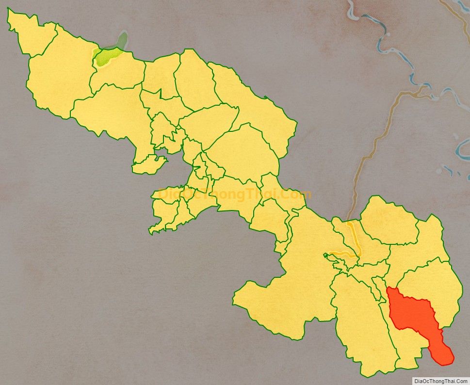 Bản đồ vị trí và địa giới hành chính Xã Nghĩa Tâm, huyện Văn Chấn