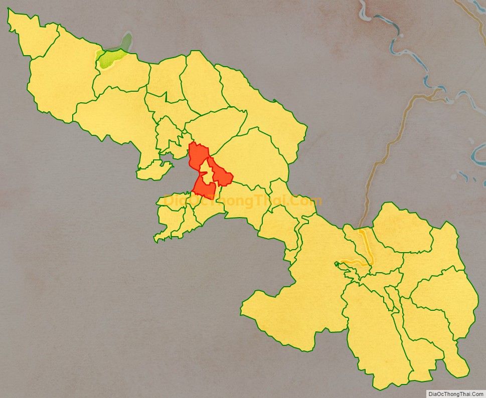 Bản đồ vị trí và địa giới hành chính Xã Phù Nham, thị xã Nghĩa Lộ
