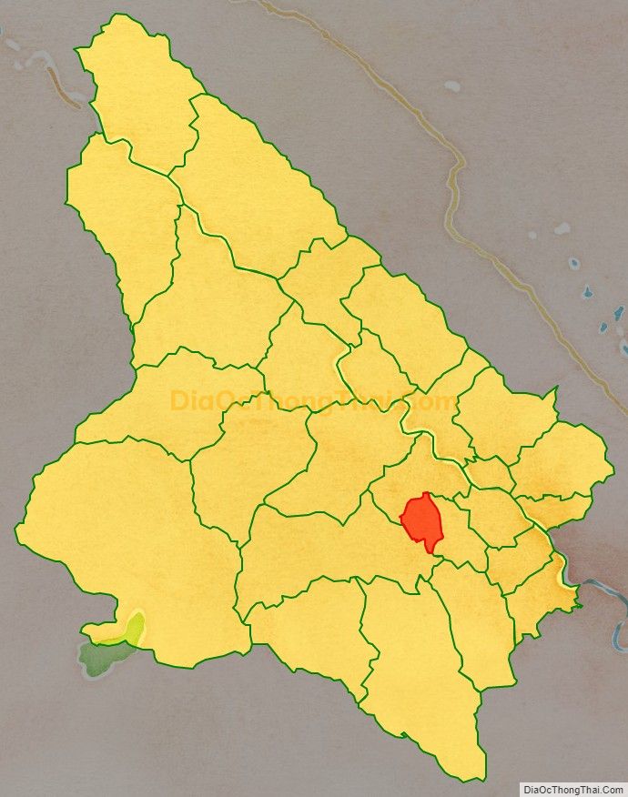 Bản đồ vị trí và địa giới hành chính Xã Đại Phác, huyện Văn Yên