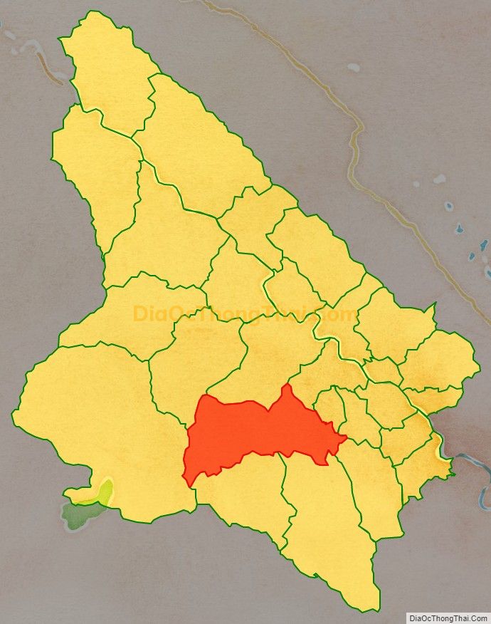 Bản đồ vị trí và địa giới hành chính Xã Đại Sơn, huyện Văn Yên