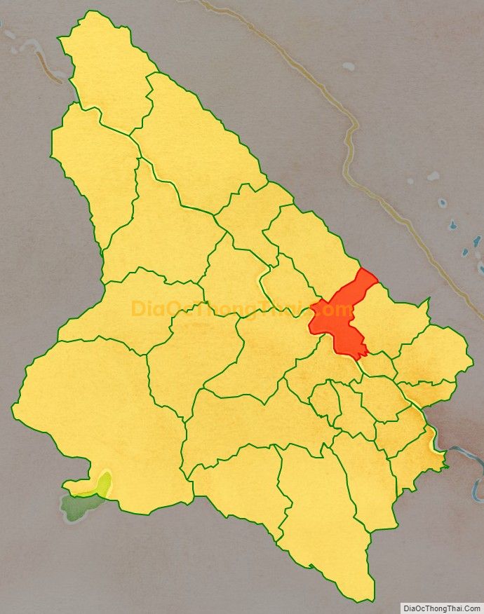 Bản đồ vị trí và địa giới hành chính Xã Mậu Đông, huyện Văn Yên