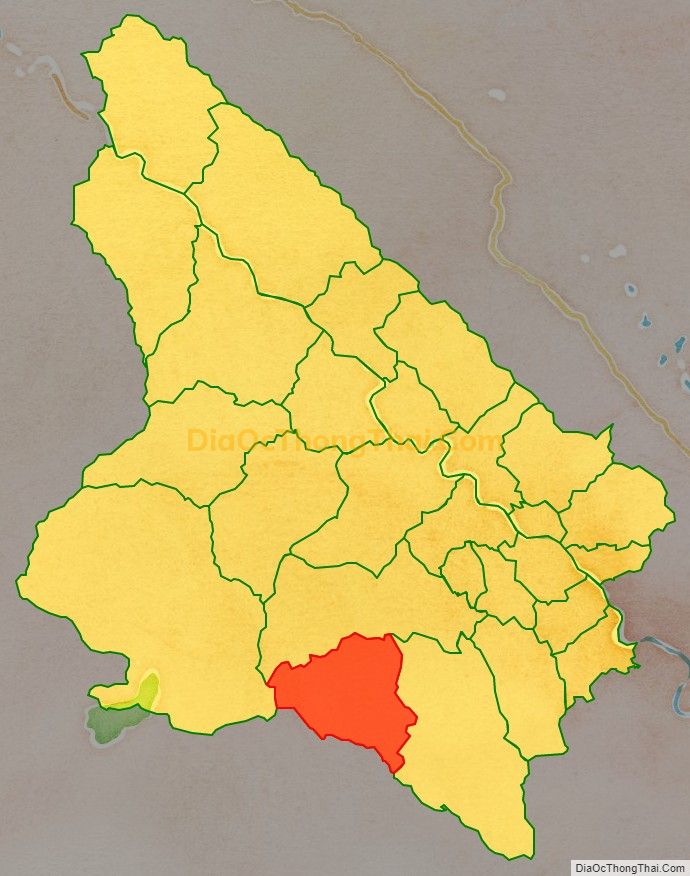 Bản đồ vị trí và địa giới hành chính Xã Nà Hẩu, huyện Văn Yên