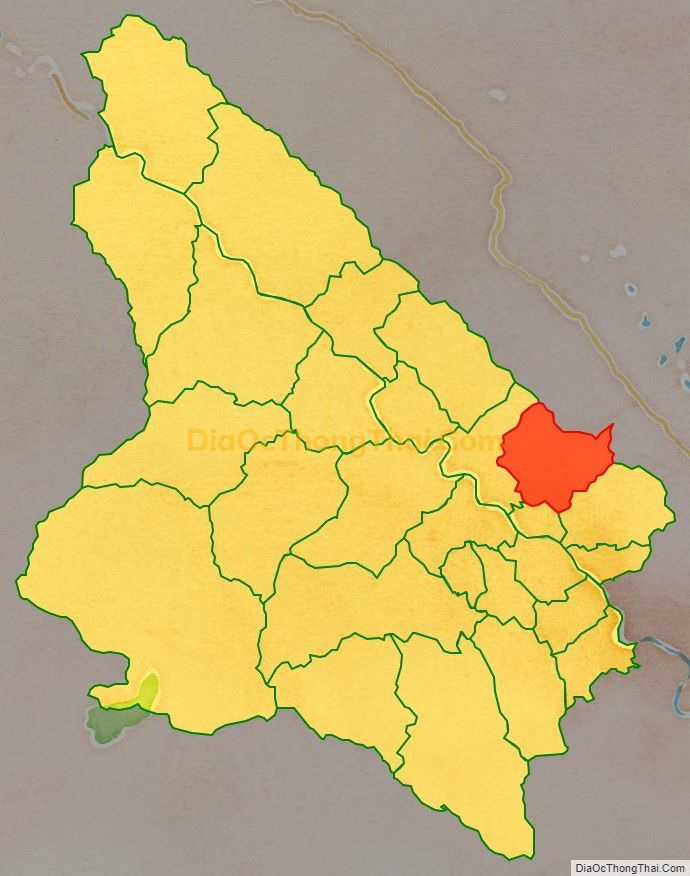 Bản đồ vị trí và địa giới hành chính Xã Ngòi A, huyện Văn Yên