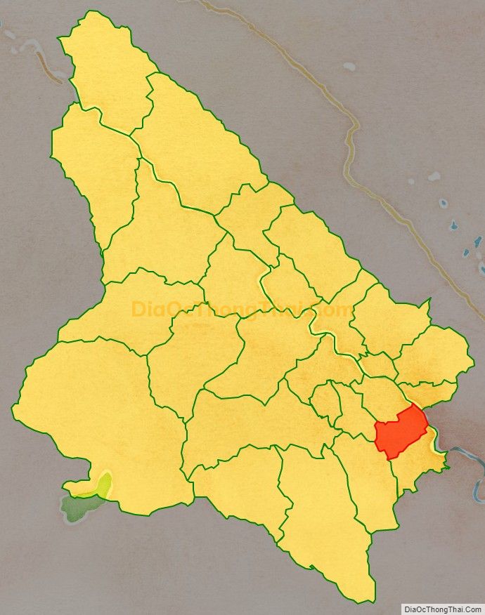 Bản đồ vị trí và địa giới hành chính Xã Xuân Ái, huyện Văn Yên