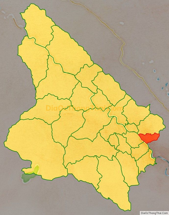 Bản đồ vị trí và địa giới hành chính Xã Yên Hưng (cũ), huyện Văn Yên