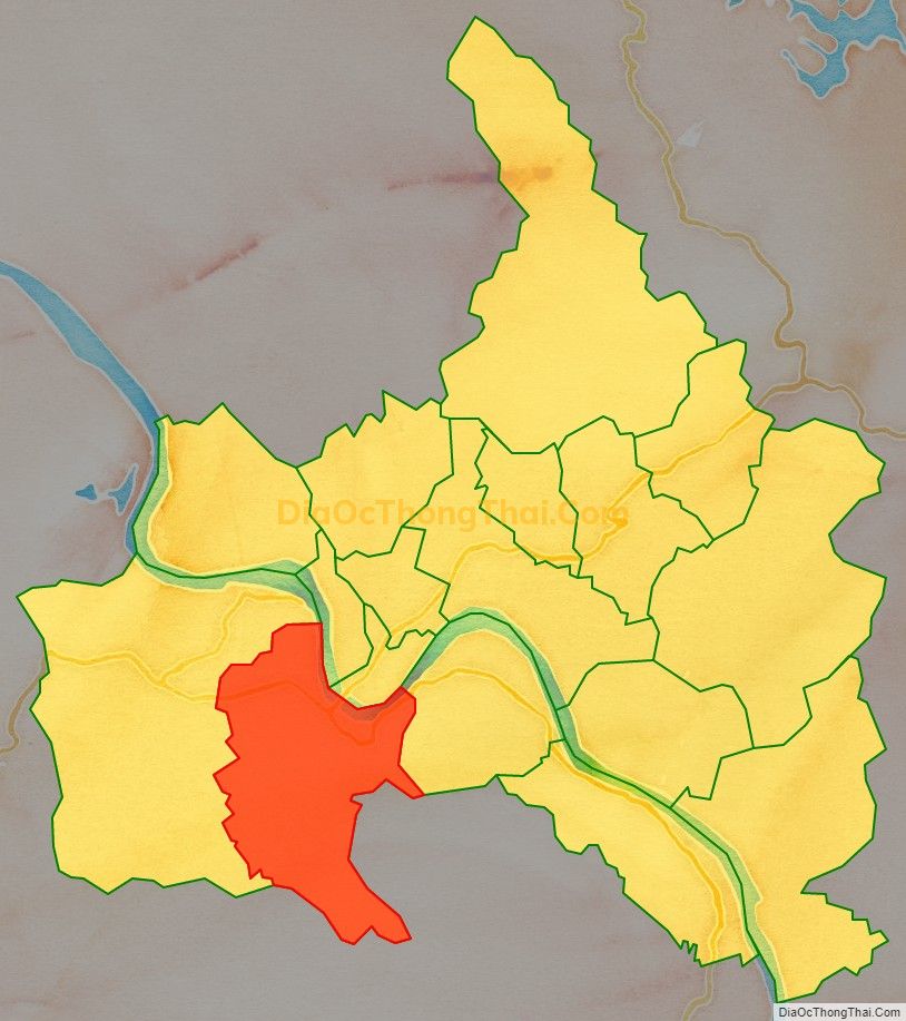 Bản đồ vị trí và địa giới hành chính Phường Hợp Minh, TP Yên Bái
