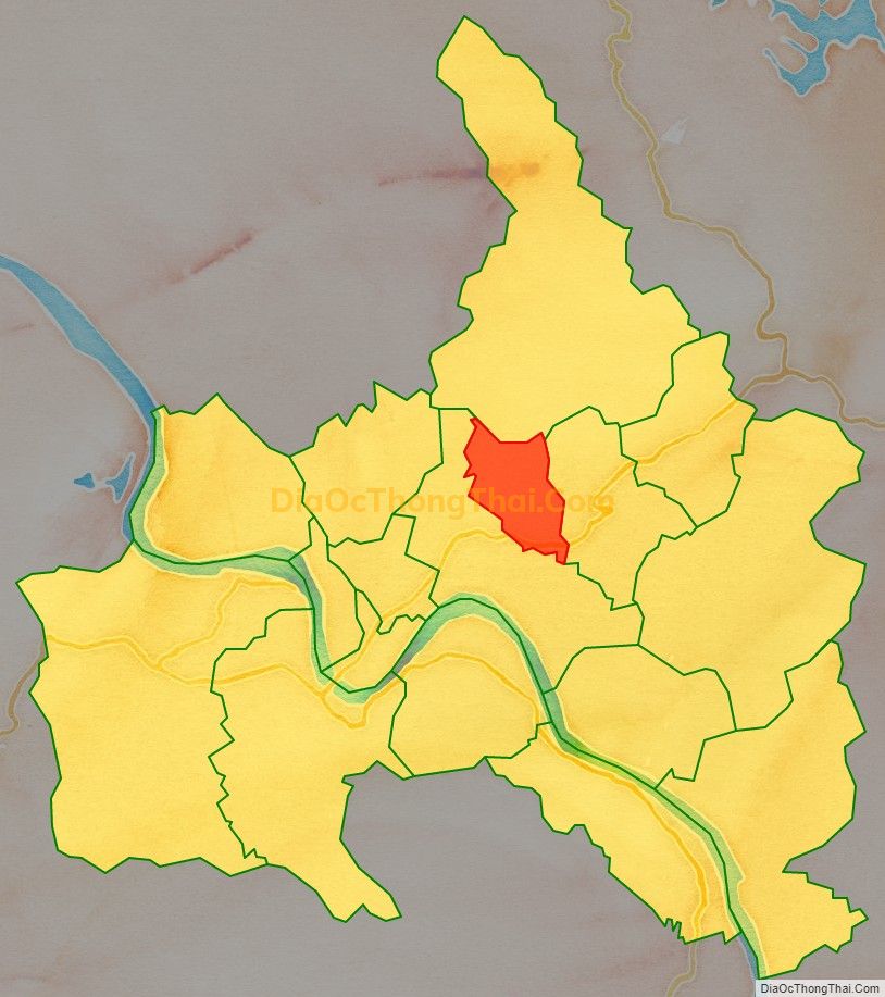 Bản đồ vị trí và địa giới hành chính Phường Minh Tân, thành phố Yên Bái