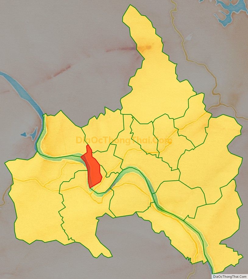 Bản đồ vị trí và địa giới hành chính Phường Nguyễn Phúc, thành phố Yên Bái