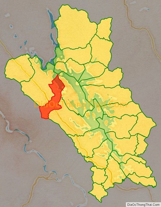 Bản đồ vị trí và địa giới hành chính Xã Cảm Ân, huyện Yên Bình