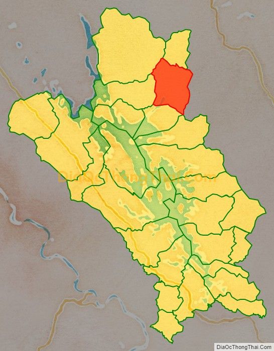 Bản đồ vị trí và địa giới hành chính Xã Cảm Nhân, huyện Yên Bình