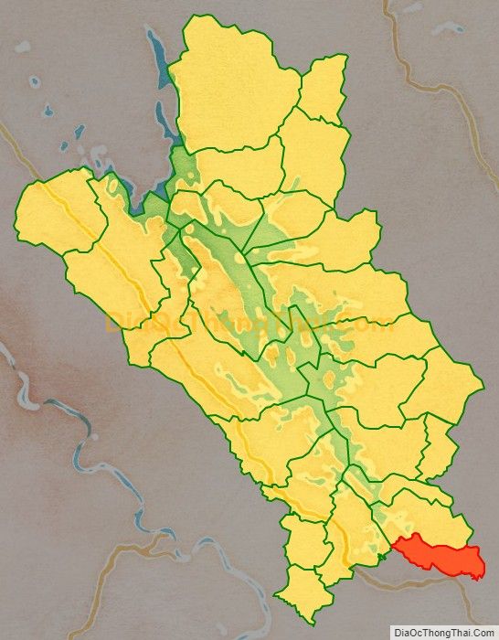 Bản đồ vị trí và địa giới hành chính Xã Đại Minh, huyện Yên Bình