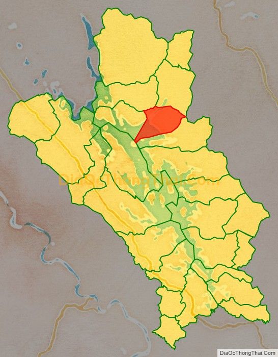 Bản đồ vị trí và địa giới hành chính Xã Mỹ Gia, huyện Yên Bình