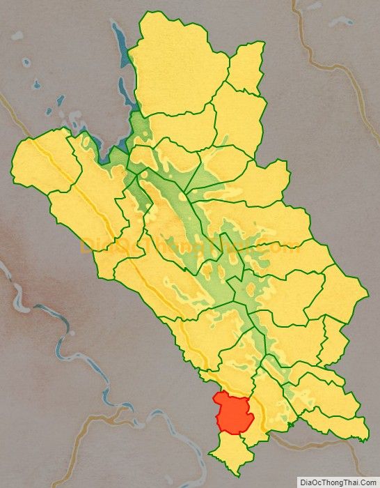 Bản đồ vị trí và địa giới hành chính Xã Phú Thịnh, huyện Yên Bình