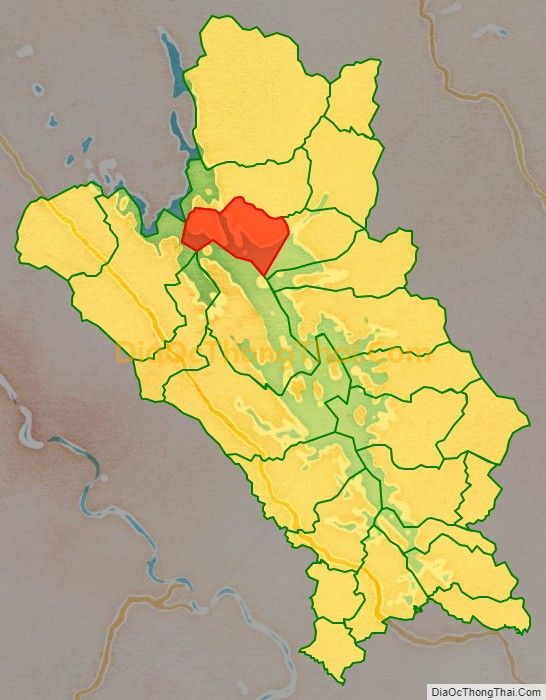 Bản đồ vị trí và địa giới hành chính Xã Phúc Ninh, huyện Yên Bình