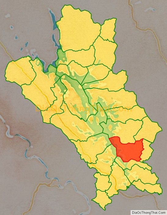 Bản đồ vị trí và địa giới hành chính Xã Vĩnh Kiên, huyện Yên Bình