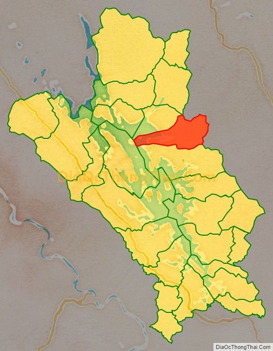Bản đồ vị trí và địa giới hành chính Xã Xuân Lai, huyện Yên Bình