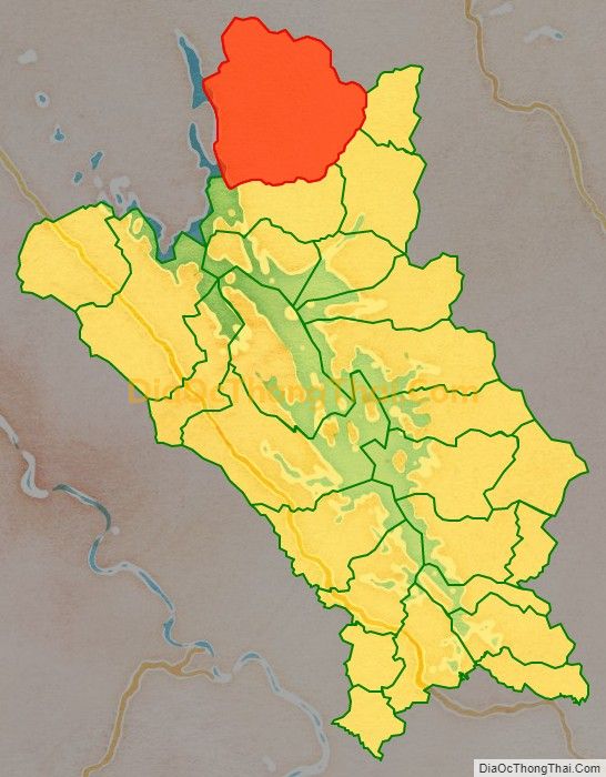 Bản đồ vị trí và địa giới hành chính Xã Xuân Long, huyện Yên Bình
