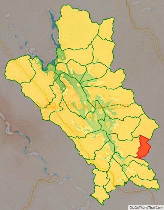 Bản đồ vị trí và địa giới hành chính Xã Yên Bình, huyện Yên Bình
