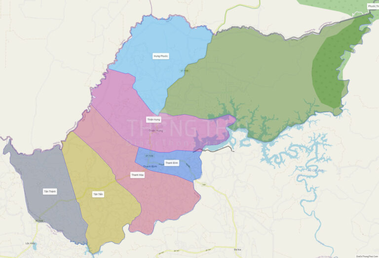 Bản đồ hành chính Huyện Bù Đốp