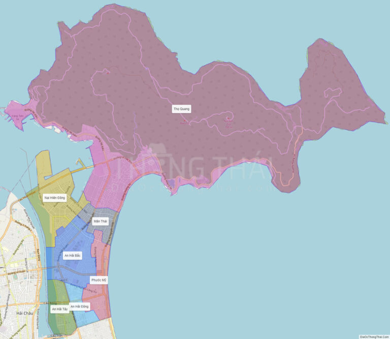 Bản đồ hành chính Quận Sơn Trà
