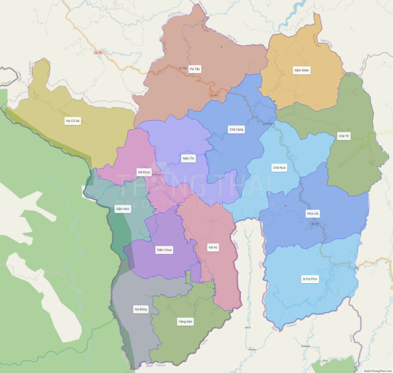 Bản đồ hành chính Huyện Nậm Pồ