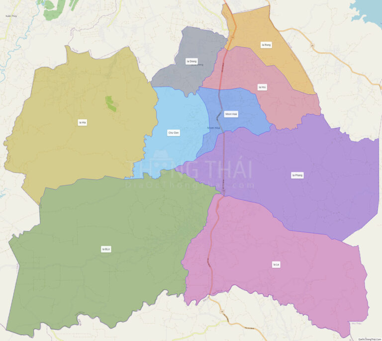 Bản đồ hành chính Huyện Chư Pưh