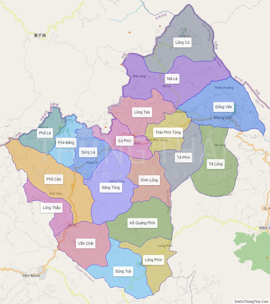 Bản đồ bản đồ huyện đồng văn hà giang thuật toán, dữ liệu và công nghệ mới nhất