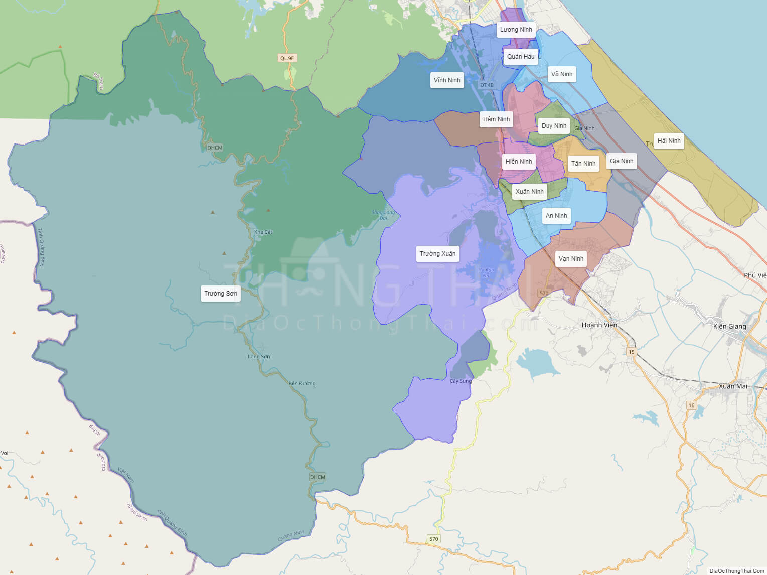 Bản đồ huyện Quảng Ninh đã được cập nhật mới đầy đủ thông tin về quy hoạch phát triển kinh tế và dự án đầu tư trọng điểm của huyện. Nơi đây còn có rất nhiều di tích, danh lam thắng cảnh nổi tiếng như Vườn Quốc gia Pu Mat hay Thác Danh chấn động lòng người. Đừng bỏ lỡ cơ hội khám phá nơi này.