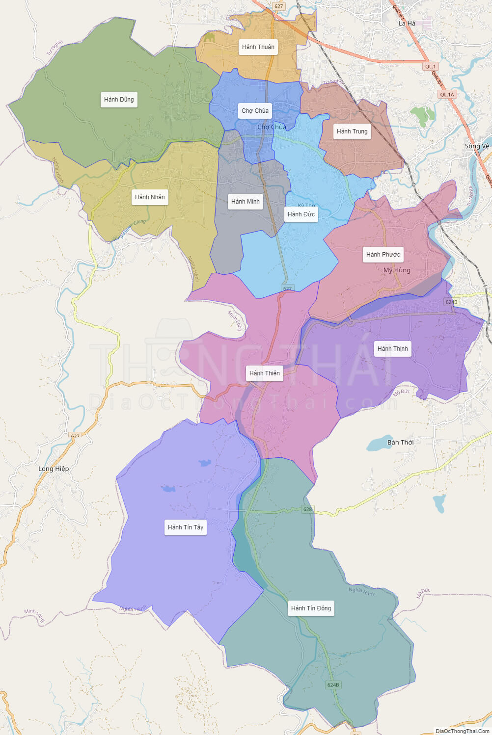 Khám phá bản đồ huyện nghĩa hành quảng ngãi Với thông tin chi tiết về địa điểm và địa lý