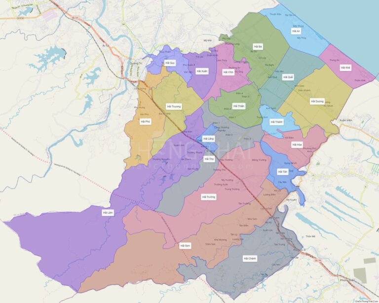 High-resolution political map of Hai Lang