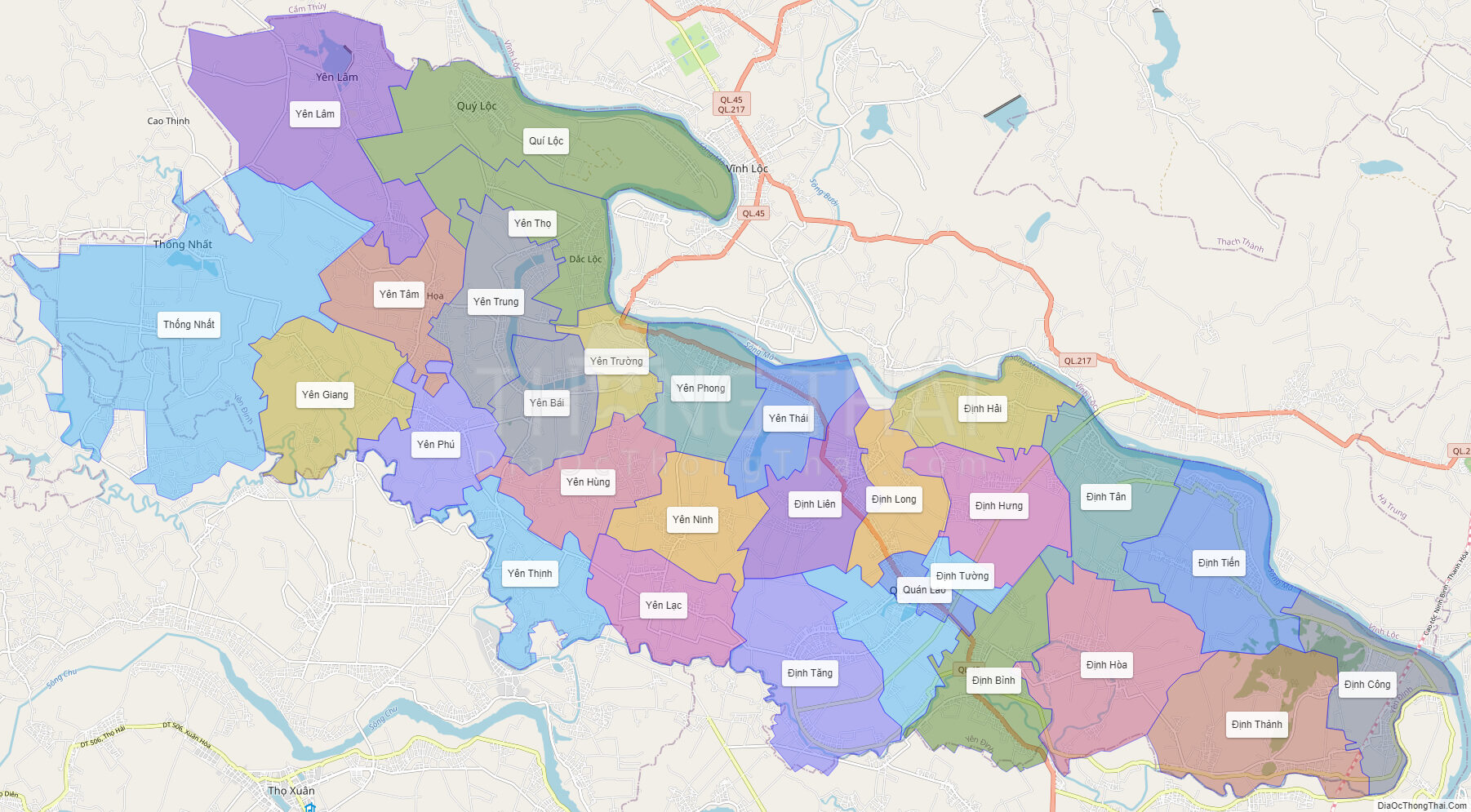 Bản đồ huyện Yên Định Thanh Hóa năm 2024 sẽ giúp bạn điều hướng tìm kiếm những địa điểm thú vị, khám phá những lễ hội đặc trưng cho vùng Yên Định. Đắm chìm cùng con người địa phương trong những giá trị văn hóa, chính trị, kinh tế của vùng miệt vườn.