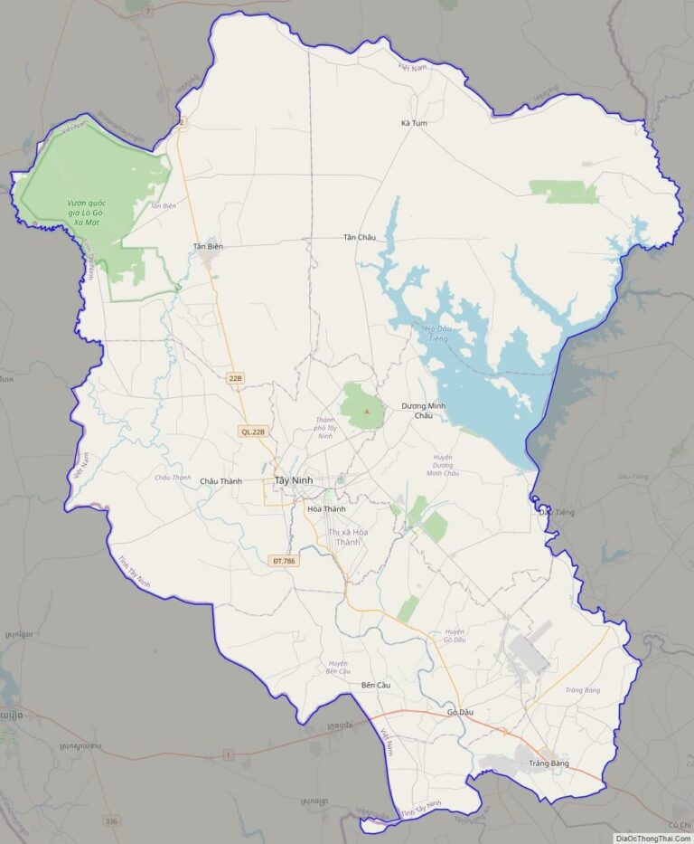 Bản đồ giao thông Tây Ninh