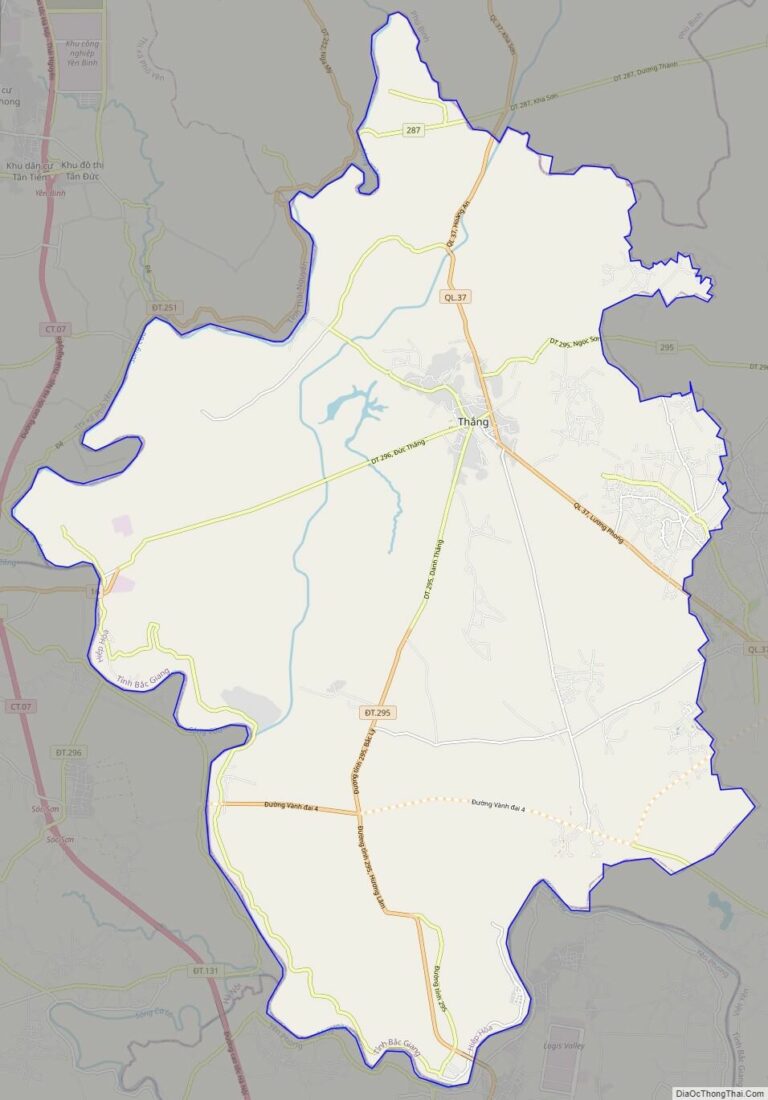 Hiep Hoa street map