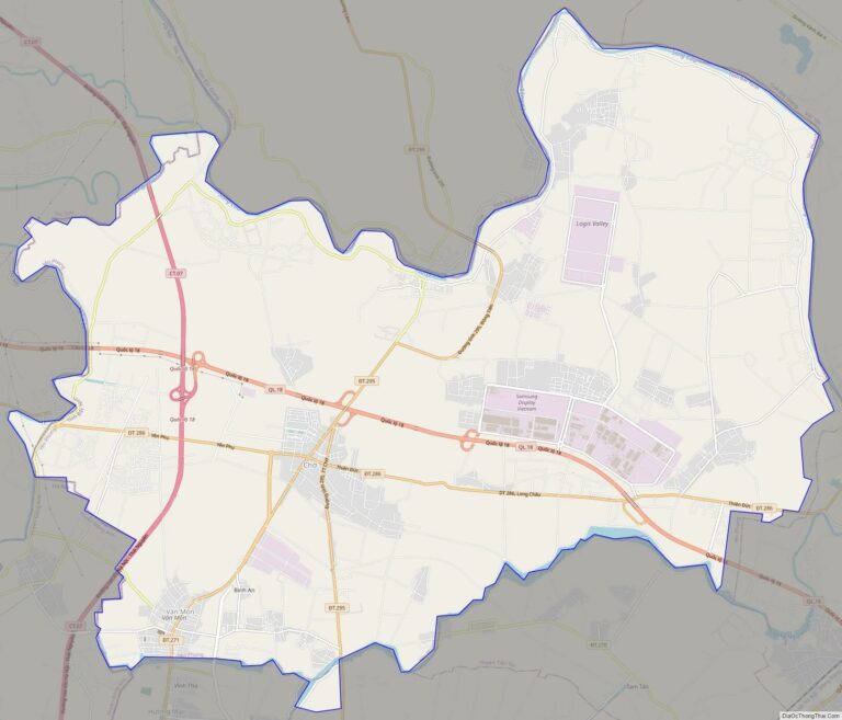 Yen Phong street map