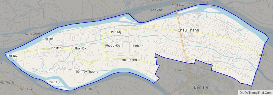 Bản đồ hành chính huyện Châu Thành, Bến Tre năm 2024 đã được cập nhật với những thông tin mới nhất về quy hoạch và phát triển. Những điểm du lịch mới đang được khai thác, đời sống văn hóa và tinh thần cộng đồng được nâng cao, góp phần tạo nên nét đẹp đặc trưng của vùng sông nước Mekong.