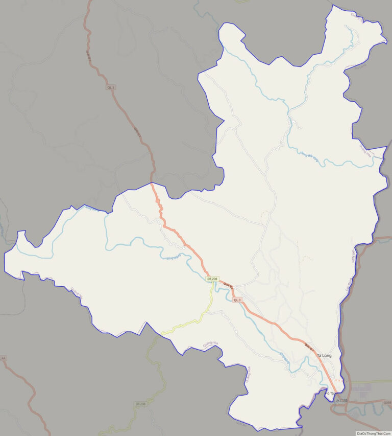 Bản đồ giao thông huyện Phục Hoà