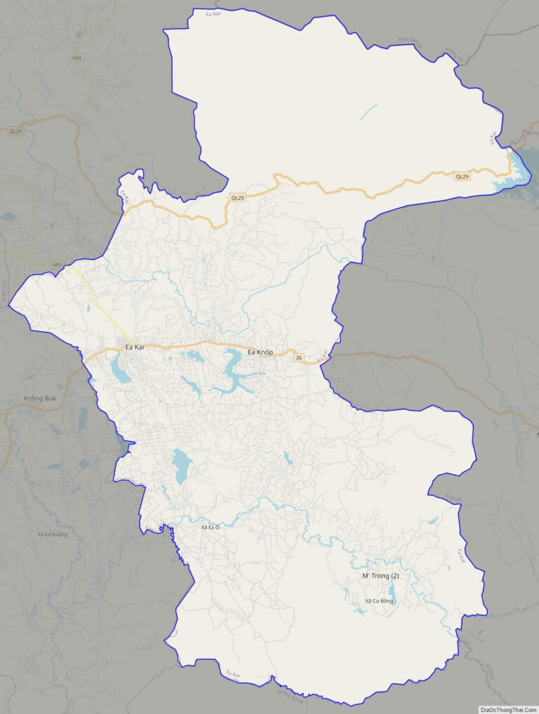 Ea Kar street map