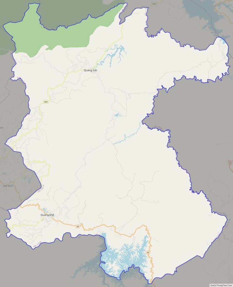Bản đồ giao thông huyện Đăk Glong