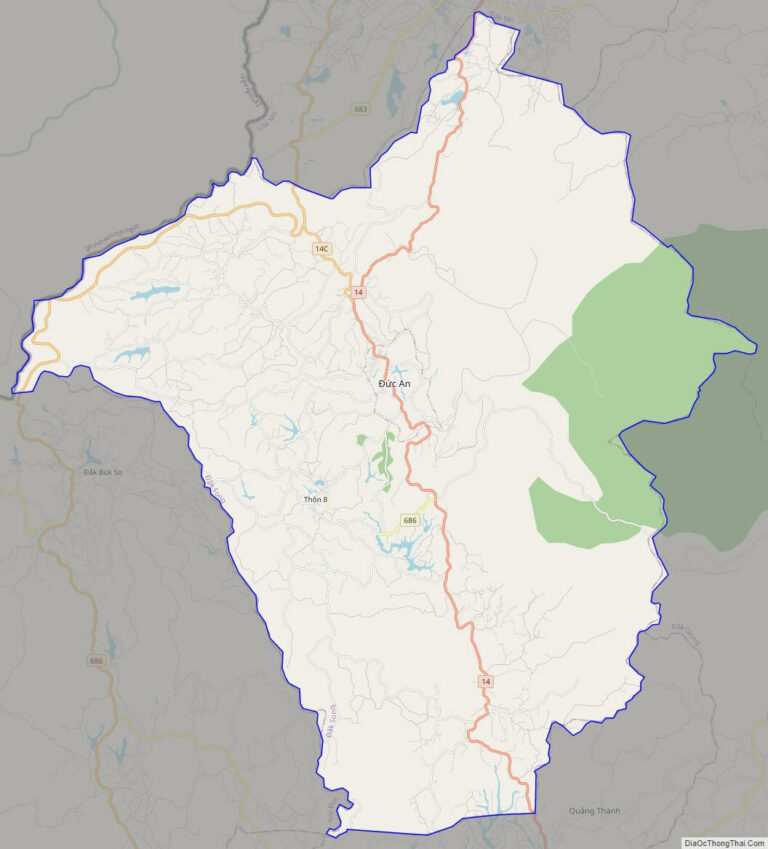 Bản đồ giao thông huyện Đắk Song