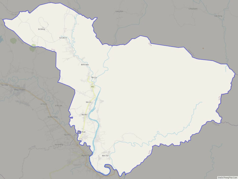 Bản đồ giao thông huyện Ia Pa
