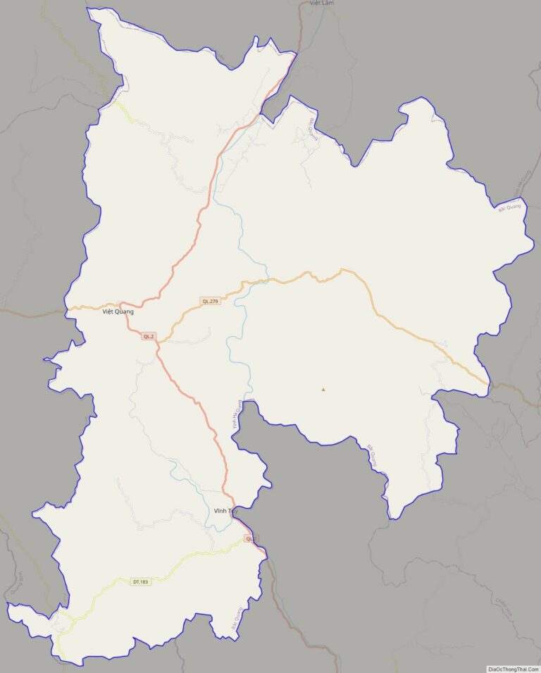 Bản đồ giao thông huyện Bắc Quang