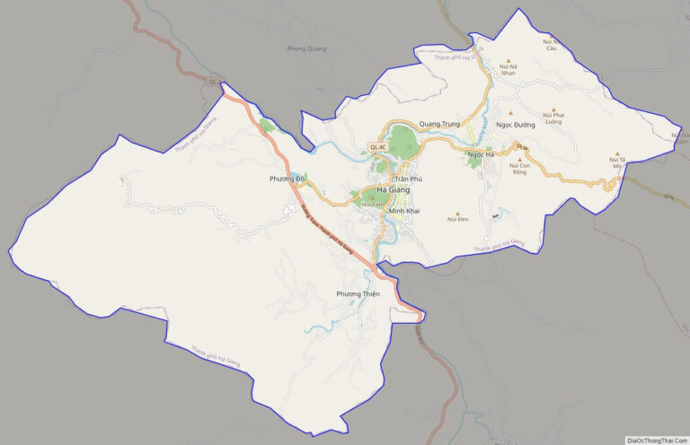 Bản đồ giao thông thành phố Hà Giang