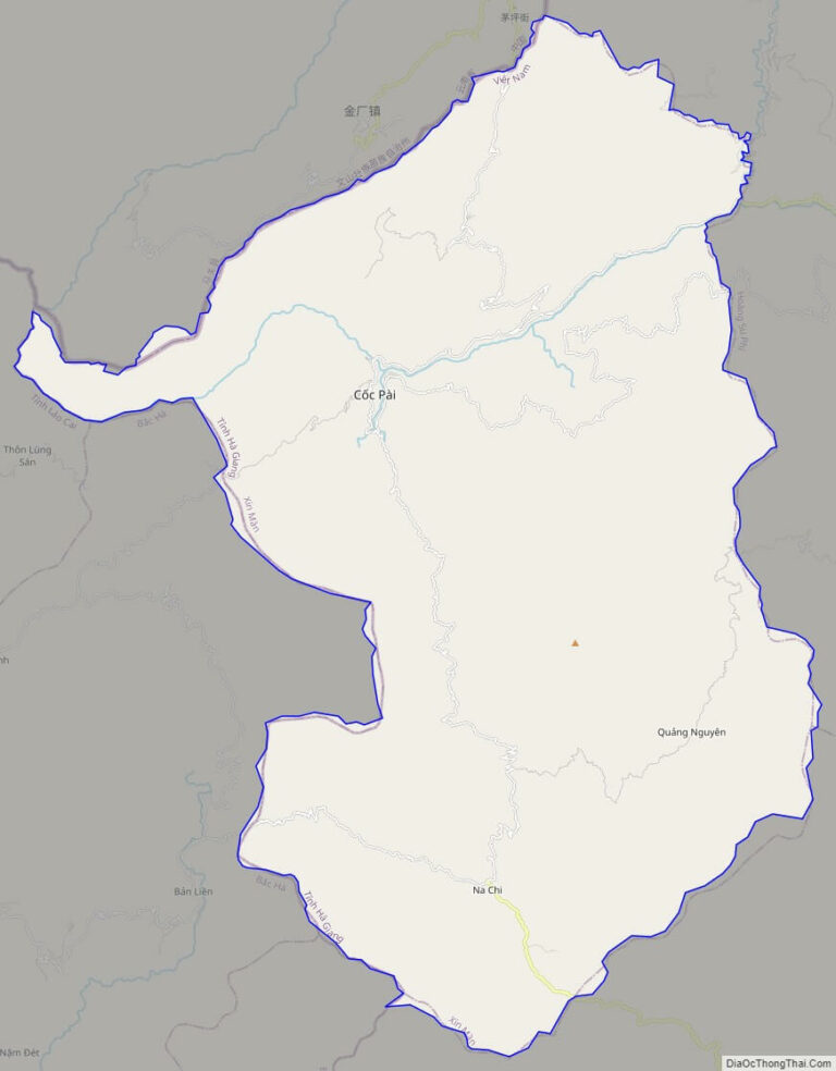 Bản đồ giao thông huyện Xín Mần