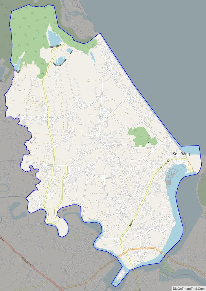 Loc Ha street map