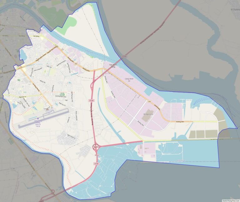 Bản đồ giao thông quận Hải An