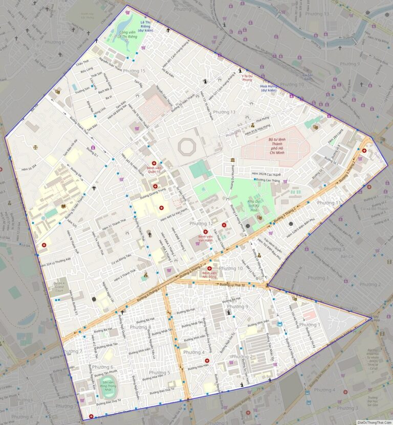 District 10 street map