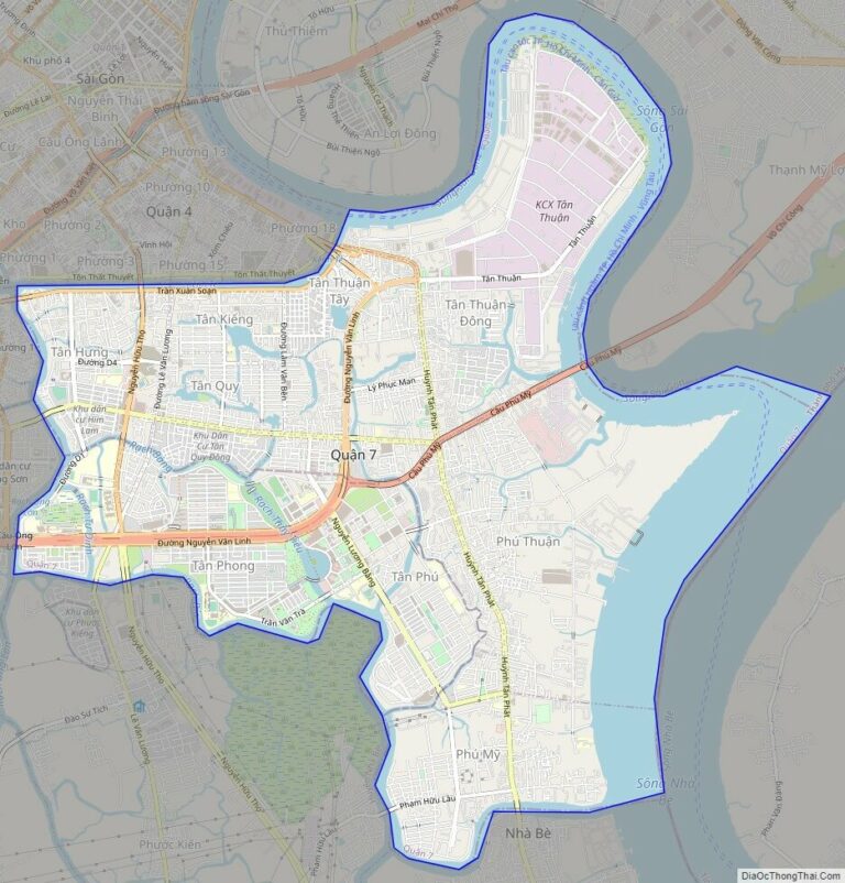 District 7 street map