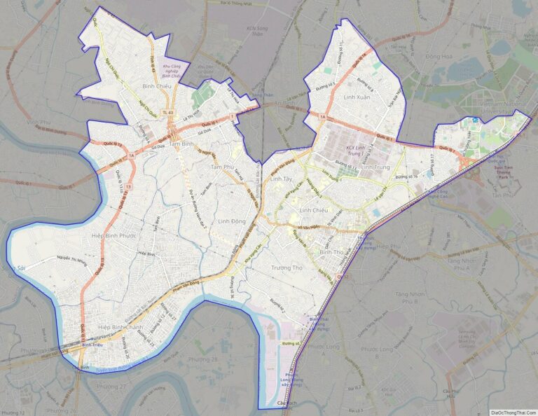 Thu Duc street map