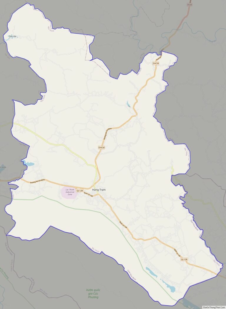 Bản đồ giao thông huyện Yên Thủy